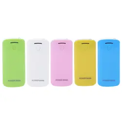 5 видов цветов мини Запасные Аккумуляторы для телефонов чехол для 2 шт. 18650 Батареи Питание Запасные Аккумуляторы для телефонов случай DIY Box