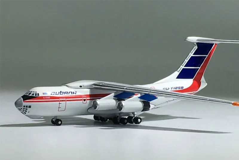 

1/500 Aeroflot Ilyushin Il-76 Cubana CU-T1258 Russian Aircraft Metal Exquisite Gift Static Scale Model Collection Toy