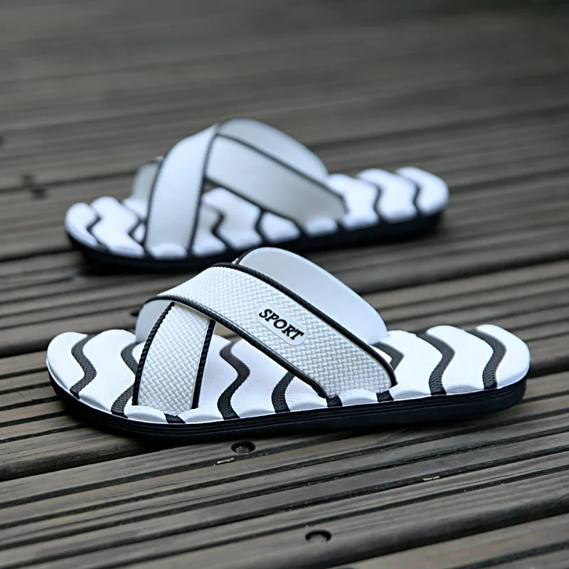 Мужские шлепанцы Мягкие Шлепанцы из ЭВА для пляжа и ванной erkek terlik zapatos de hombre лето