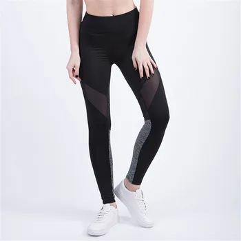 

Gauze Splicing transparent Color collision Comfortable leggins pants workout leggings women shein joggers women fitness legging