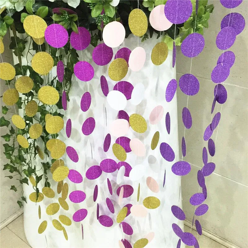 

AVEBIEN3mColorful Paper Banner Festival Celebration Chic Party /Wedding / Stage /Handmade Children's Room Wall Props Decoration