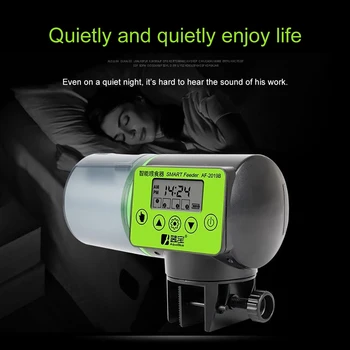 

New Programmable And Digital Automatic Food Feeder Energy Saving LCD Mini Auto Fish Feeder Lntelligent Aquarium Tank