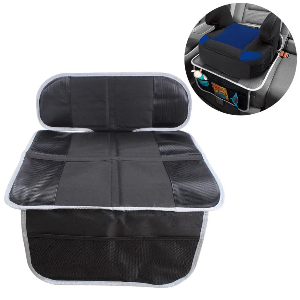

Car Seat Guardian Protector Baby Child Carseat Seat Protective Cover Dog Mat Vehicle Cover With Storage Pocket Non Slip-Black