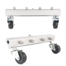 Инструмент для мойки автомобилей высокого давления из нержавеющей стали, очистка шасси автомобиля, распылитель воды, щетка для мытья грунта, чистящие инструменты с 4 насадками