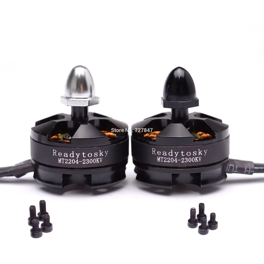 4 x MT2204 2204 2300KV бесщеточный двигатель + BLHeli / Simonk 12A ESC 2x5045 Prop для квадрокоптеров QAV250