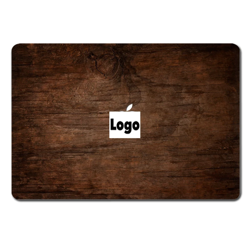 GOOYIYO-наклейка для ноутбука DIY персональная деревянная зернистая Кожа Верхняя Виниловая наклейка для Macbook Air retina Pro 13 15 11 Touch Bar