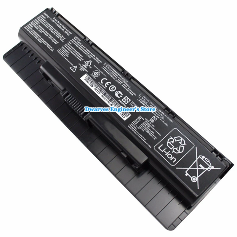 Аккумулятор N46VZ для Asus A31 N56 A32 A33 N5 N46JV N46VJ N46VM N56D N56DP N56J N56VZ N76 N76V 5200mAh 56Wh|Аккумуляторы