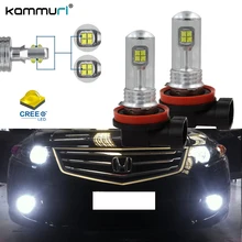 

2pcs 6000K White H8 H11 LED Fog Lights Driving DRL Lamps For HONDA Accord Crosstour Civic CR-V CR-Z Fit Odyssey Pilot Ridgeline