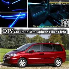 Для peugeot 807 806 Eurovans интерьерный светильник окружающего воздуха, настроенный атмосферный волоконно-оптический ленточный светильник s внутри Дверная панель освещения