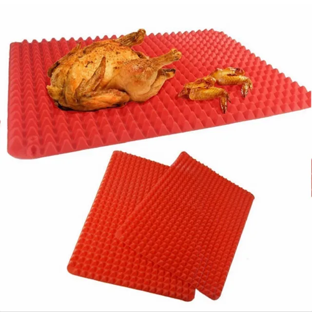 39*27cm Kitchen Accessories Silicone Baking Mats Barbecue Tray Tools