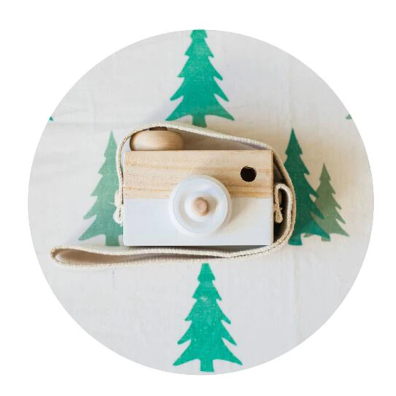 TOFOCO детская Милая деревянная камера безопасные и натуральные игрушки 5 модных цветов выбрать игрушечную камеру лучший рождественский подарок на год
