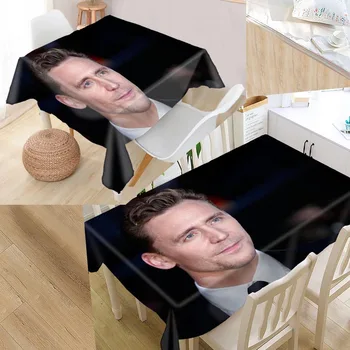 

Best Tom Hiddleston Custom Table Cloth Rectangular Oxford Print Waterproof Oilproof Square Table Cover Wedding Tablecloth P~