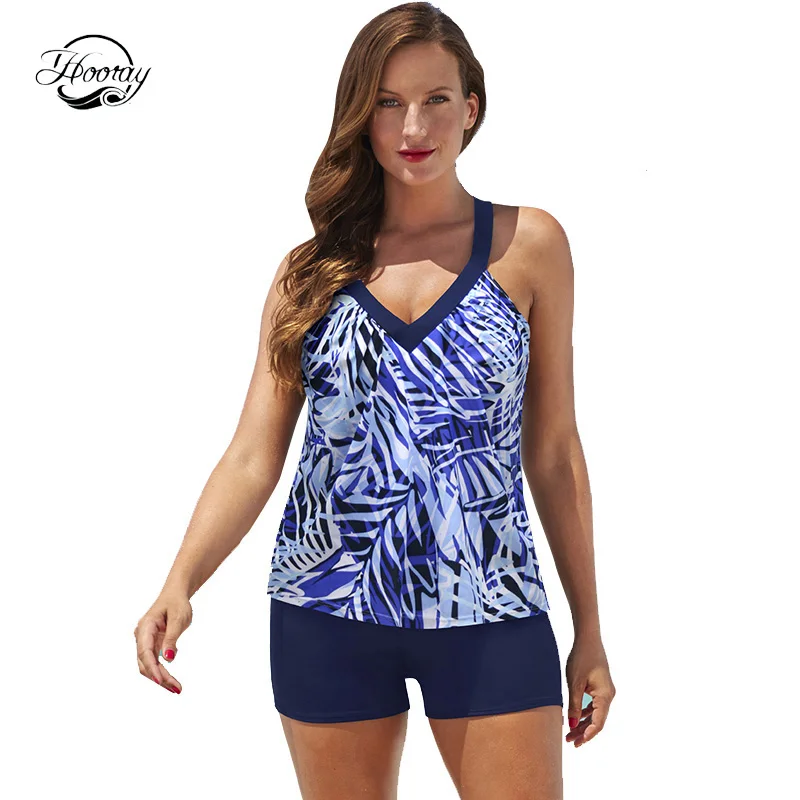 2016 SexeMara Hot Sale Rainforest Tankini Swimsuits Women Two Piece Swimwear Plus Size Brazilian ...