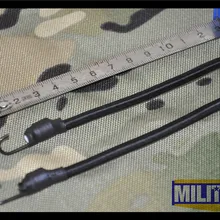 MILITECH черный BK Цвет банджи шнуры с крюком для шлем NVG рельсы системы MARSOC DEVGRU OPS быстро Mich ACH PASGT Gentex шлемы