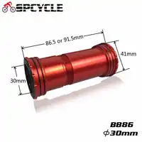 Spcycle BB86 BB90 BB92 30mm Press Fit Bottom Brackets For Road MTB Mountain Bike 30mm Crankset 4 Bearings BB92 41*30mm