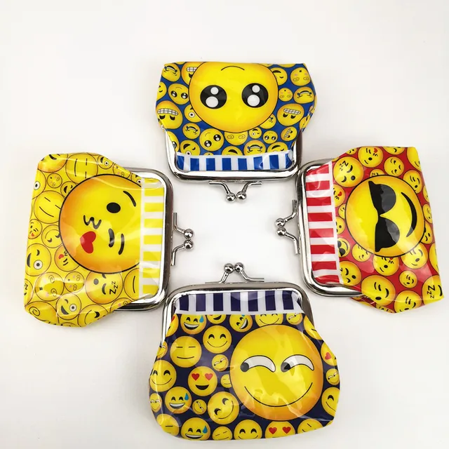Us 1 69 1pc Emoji Coin Purse Party Favors 9 9cm Mini Money Bag Wallet Birthday Supplies Gift For Kids Boy In From Home