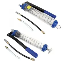 400CC/600CC Heavy Duty Transparent Manual Grease Gun Lubrication Tool Spray Gun