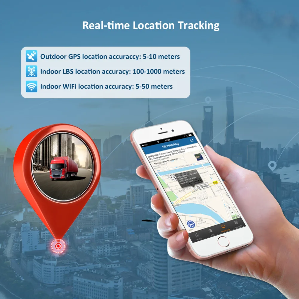 LK209C GPS Tracker Car Waterproof 20000mAh 240 Days Standby Vehicle Tracker GPS Locator Magnets Drop Shock Alarm трекер