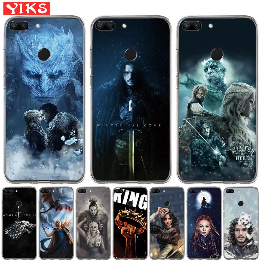 

Game Thrones Stark Badge Case For Huawei Honor 8 9 10 Lite 9i 8C 8A 8X 7 7A 7C 7X 6A 6X Soft TPU Phone Cover Coque fundas Etuis