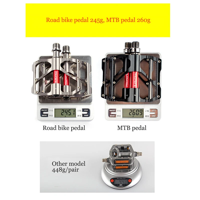 Promend Cr-Mo Axle сверхлегкие велосипедные педали с ЧПУ из магниевого сплава педали для горного велосипеда дорожные MTB 6 герметичных подшипников педали