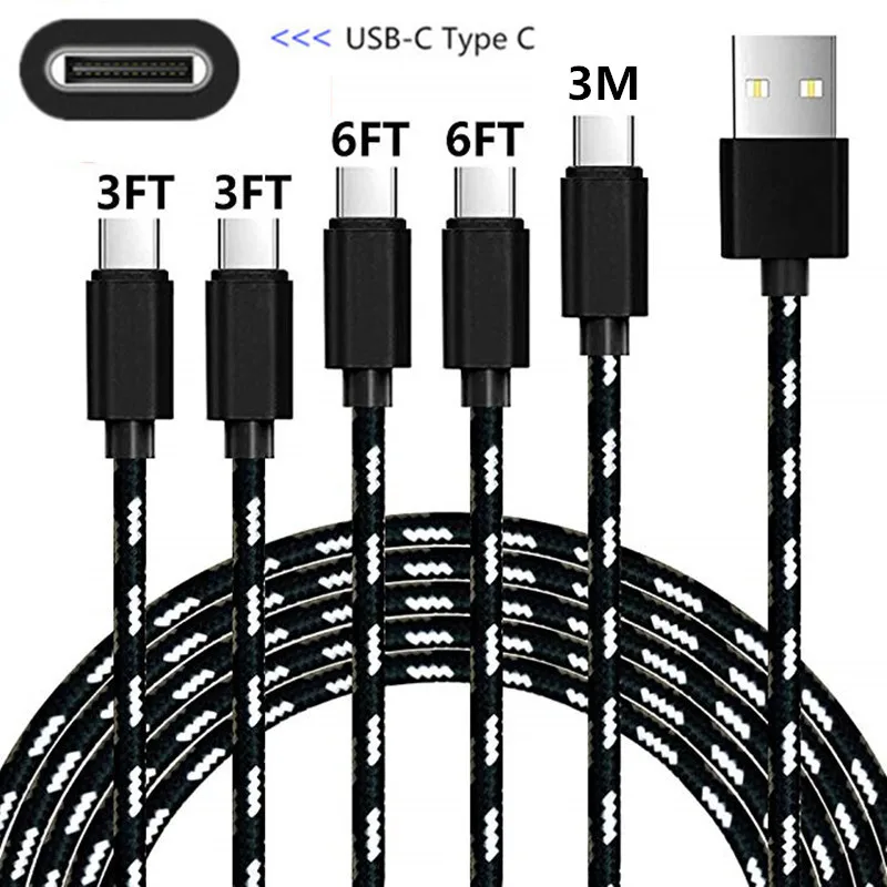 2 м Тип C устройство для быстрой зарядки с usb-портом провод для samsung galaxy S10 S9 S8 A8 A7 A3 A5 Axon 7 mini чехол из ПВХ для OnePlus 3t 5 6 pocophone f1 для телефона