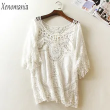 Blusa De Frio White Lace Blouse Women Blouses Crochet Top 2017 Kimono Shirt Plus Size Boho Blusas Camisa Feminina Embroidery New Blusa De Frio White Lace Blouse Women Blouses Crochet Top 2017 Kimono Shirt Plus Size Boho Blusas Camisa Feminina Embroidery New