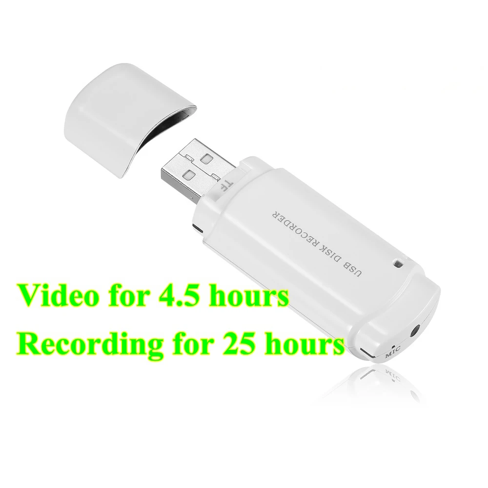 Usb видеорегистратор длительная непрерывная камера 4 5 часов портативный usb мини