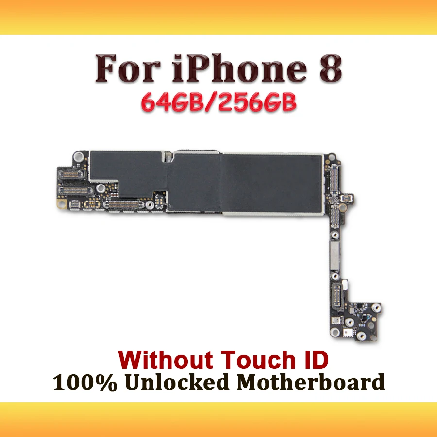 

Clean icloud Unlocked Motherboard For iPhone 8 64G 256G Motherboard Without touch id,For iPhone 8 Logic Board With IOS System