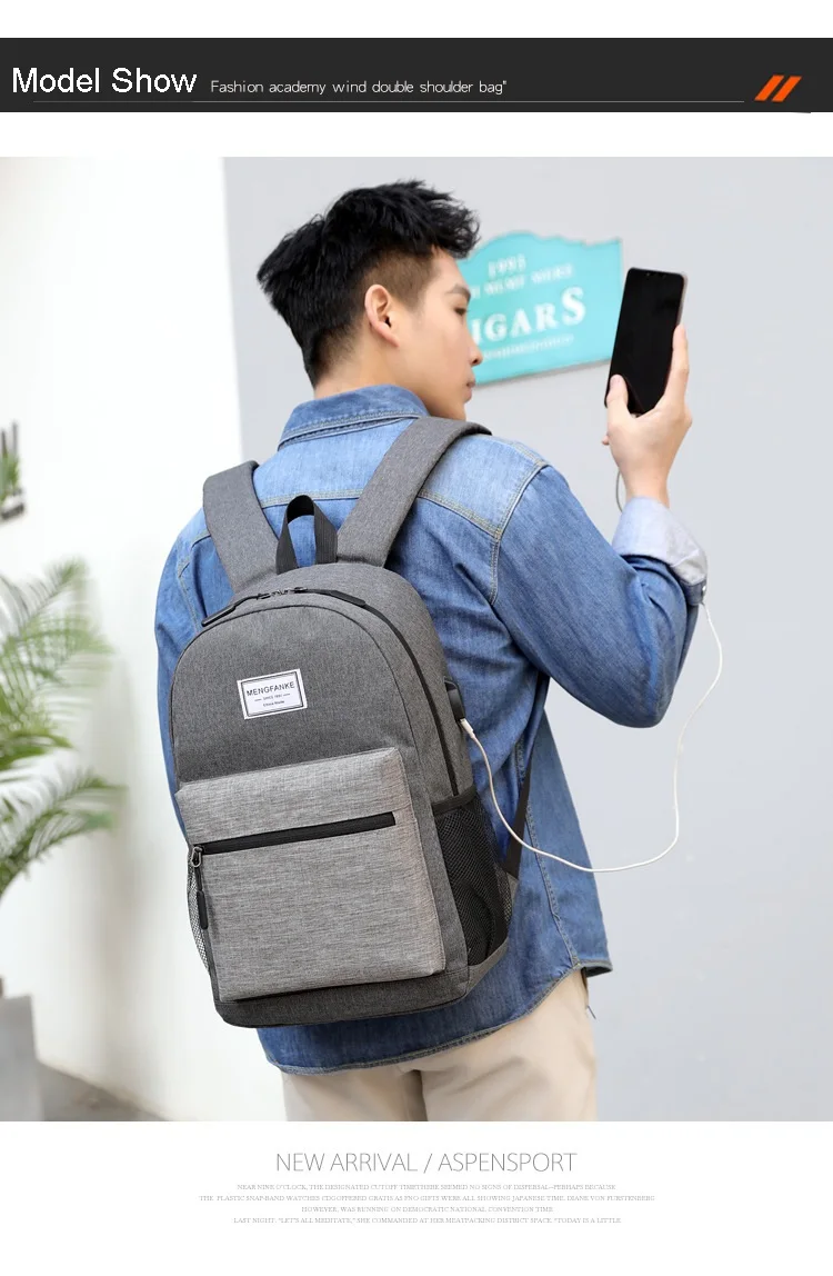 Рюкзак для ноутбука, 15,6 дюймов, usb зарядка, женский и мужской рюкзак для путешествий, Mochila, Оксфорд, рюкзак, школьная сумка для подростков, большая емкость