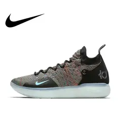 Оригинальный Nike Оригинальные кроссовки ZOOM KD11 EP культура Мужская баскетбольная обувь спортивные уличные кроссовки низкие Дышащие сетчатые