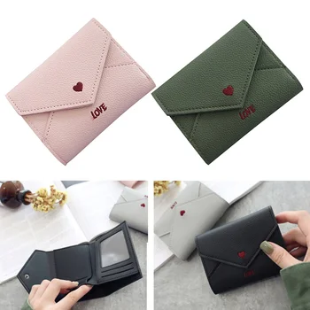 

Women Lady Wallets Purse Short Design Letters Fashion For Coin Money Cards Holder Best Sale-WT