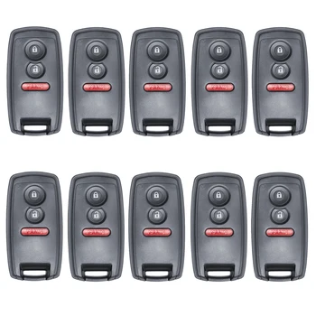 

KEYECU 10 Pcs/lot Keyless Remote Key Shell Case 2+1 Button for Suzuki SX4 Grand Vitara Swift Case Fob+Uncut Blade