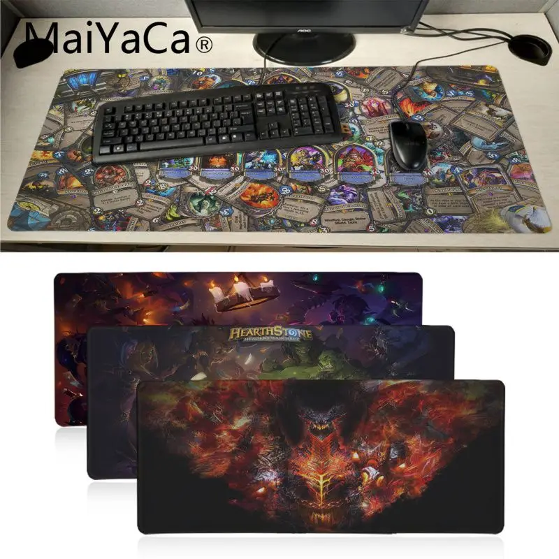 

MaiYaCa Simple Design Hearthstone Laptop Gaming Mice Mousepad Anime Cartoon Print Large Size Game Mouse Pad