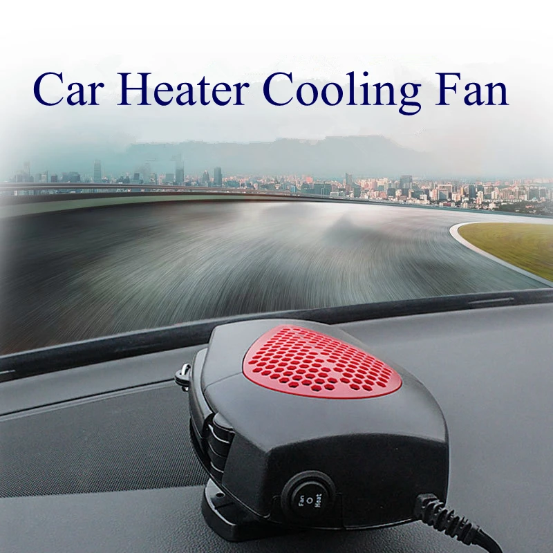 

DC 12V Portable Car Handheld Heater Cooling Fan Multifunctional Car Windshield Defroster Demister Auto Accessories