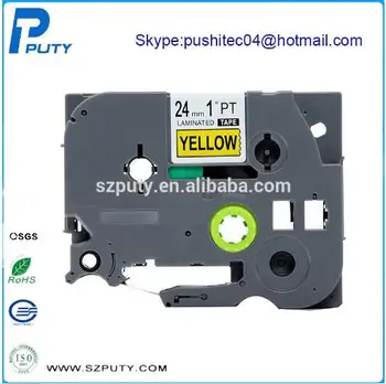 

Hot Sale 100pcs 24mm Black on White Compatible Refillable Ink Cartridge Laminated Tape TZ2-651