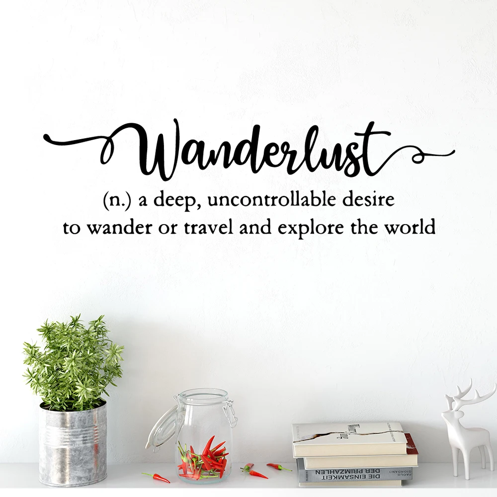 

Quote Vinyl Wall Sticker Wallpaper Decor For Living Room Decoration Removable Wall Decals Stickers Murals