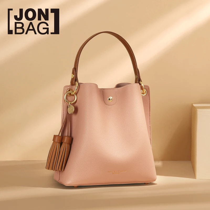 

JONBAG Summer new 2019 popular bag commuter bag Messenger bag female large capacity portable bucket handbag