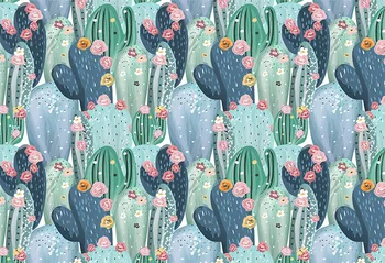 

NeoBack Vinyl Photography Background Cactus Flower Kids Birthday Backdrop Photo Studio Newborn Baby Shower Wedding Banner