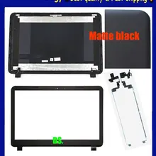 Матовый черный для hp 250 255 G3 15-G 15-R 15-H 15Z-G 760967-001 аккумулятор большой емкости 15-G001XX 15-G010DX задняя крышка и передняя рамка и петли