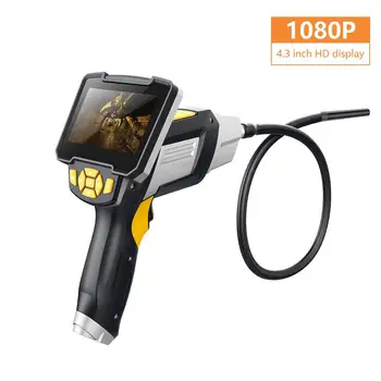 

1M 10M 4.3 Inch Lcd Display Pipe Inspection Industrial Endoscope 1080P Inspection Cameral IP67 Waterproof Snake Tube Borescopes