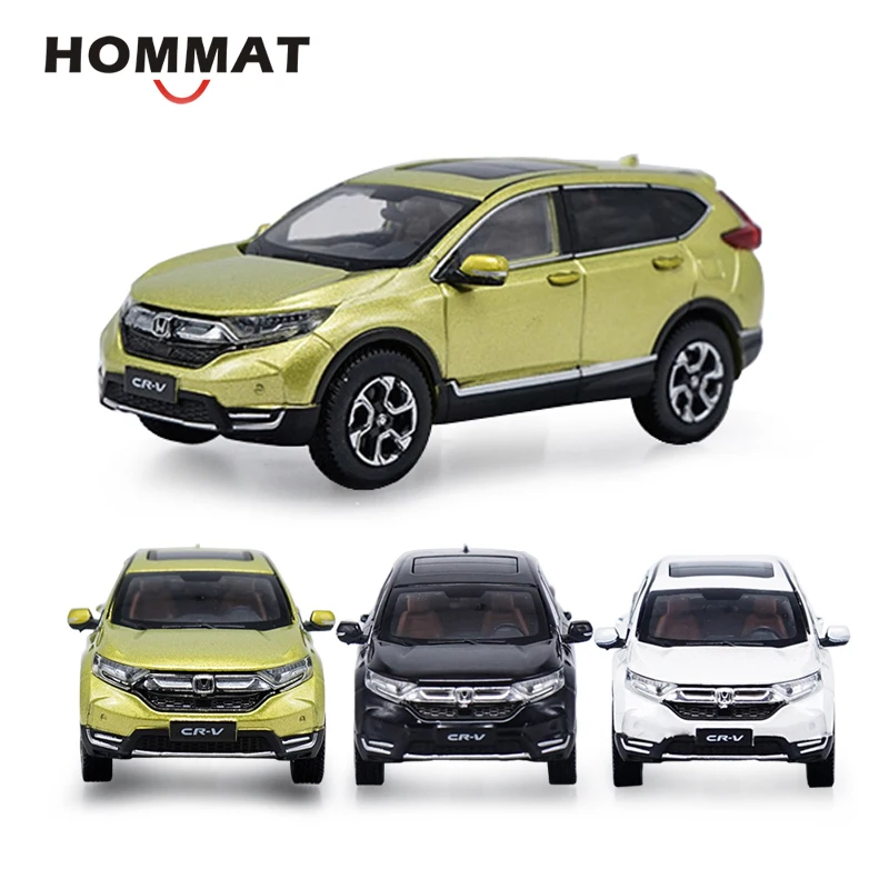 HOMMAT Simulation 1/43 Honda CR-V внедорожник CRV модель автомобиля сплав 1:43 литая игрушка модели автомобилей автомобили игрушки для детей