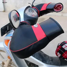 Качественные Мотоциклетные Перчатки из искусственной кожи, водонепроницаемые зимние теплые перчатки для снегохода