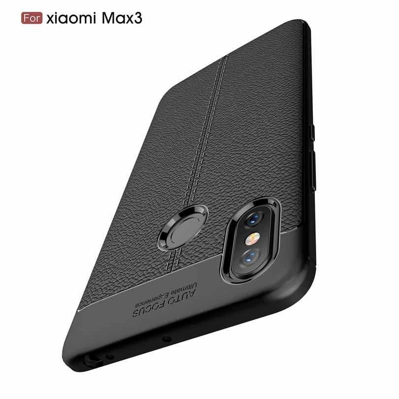 Чехол для Xiaomi Mi Max 3 / Max3 6 9 &quot роскошный мягкий силиконовый чехол с зернистой