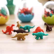 MIRUI моделирование динозавров с яйцо динозавра форма ластик милые Креативные в мультяшном стиле форма ластик студентов канцелярские принадлежности