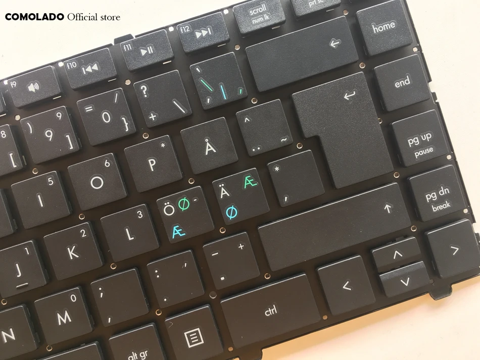 NE Nordic Keyboard For HP Probook 4310s 4310 4311s 4311 4315S black without frame keyboard NE Layout (2)
