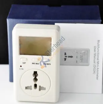 

Mini Power Meter WATT Electricity Monitoring Energy Usage Meter AC Voltage, UK Plug Standard