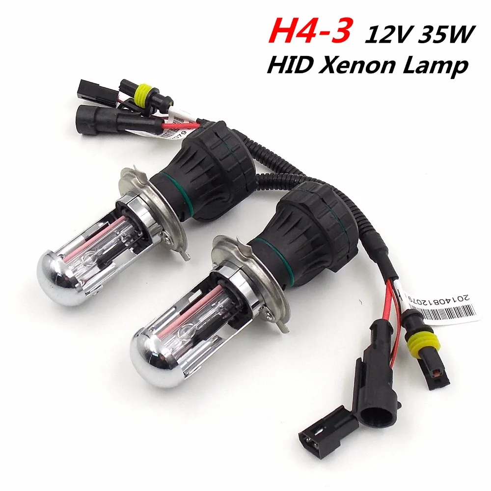 (1Pair) H4 H4 3 12V 35W Hi/Lo HID Xenon Lamps Headlight Bulbs Car