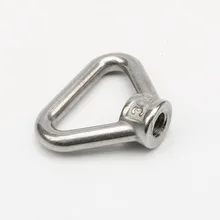 5 Pcs M12 304 Stainless Steel Lifting Eye Nut Triangle Ring Shape Fastener Eyed Threaded Nuts Marine Hardware European Style 5 Pcs M12 304 Stainless Steel Lifting Eye Nut Triangle Ring Shape Fastener Eyed Threaded Nuts Marine Hardware European Style