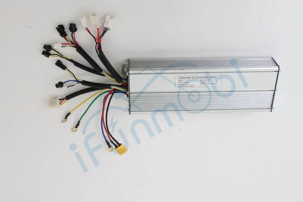 

1200W 35A Black eBike controller 36V 48V for Brushless Motor With Regenerative And Reverse Function electric bicycle bike