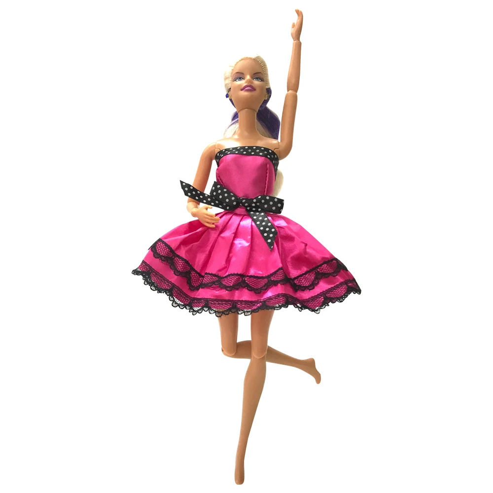 Vestido de fiesta chicas Juguete Muñeca Barbie cóctel salsa Traje Disfraz Conjunto Set BC37 